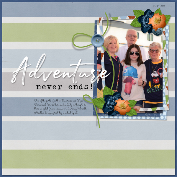 Adventure never ends!