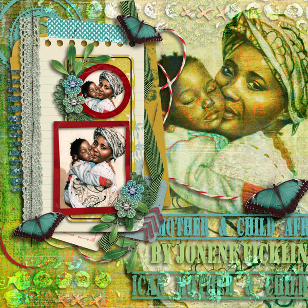 African Mother And Child