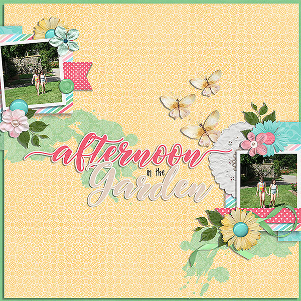 afternoon in the garden