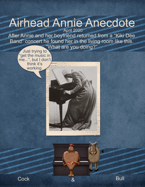 Airhead Annie Anecdote - April 2020