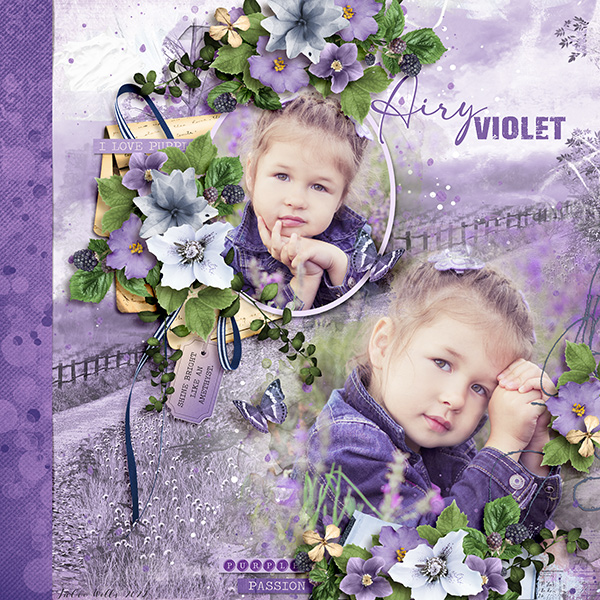 Airy violet