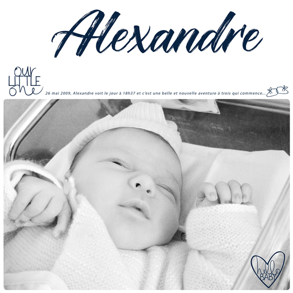Alexandre our little one