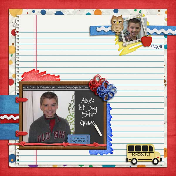 Alex's 1st Day of School