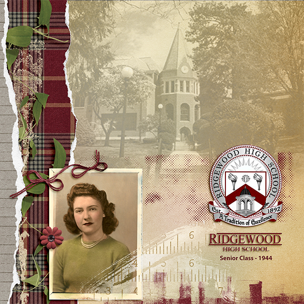 Alice- senior year 1944