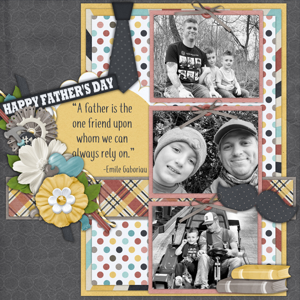 ALL ABOUT DAD - TWIN MOM SCRAPS