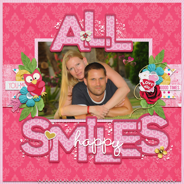 all happy smiles