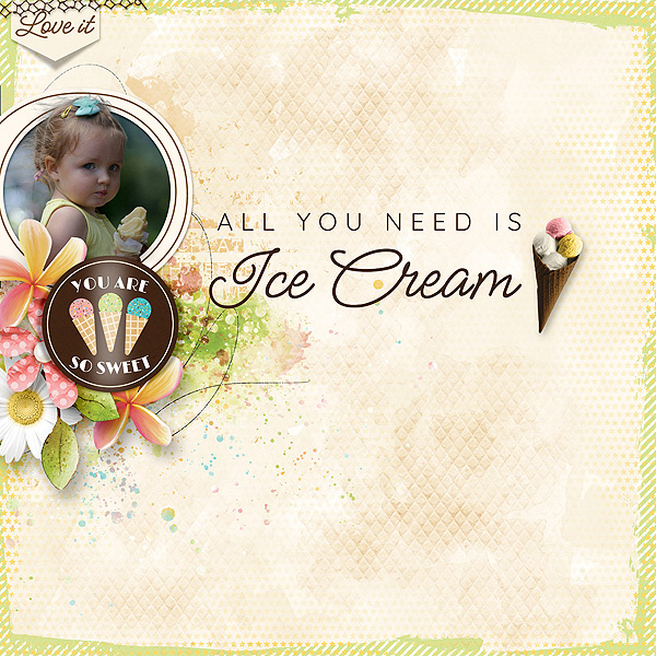 all you need is ice cream
