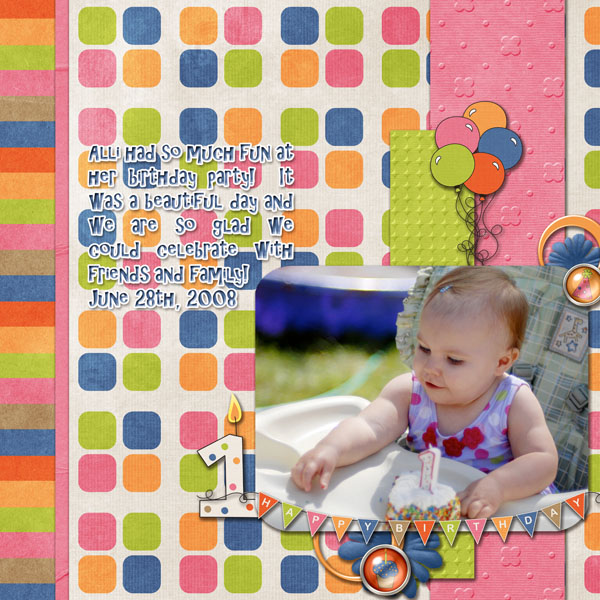 Alli's First Birthday Party