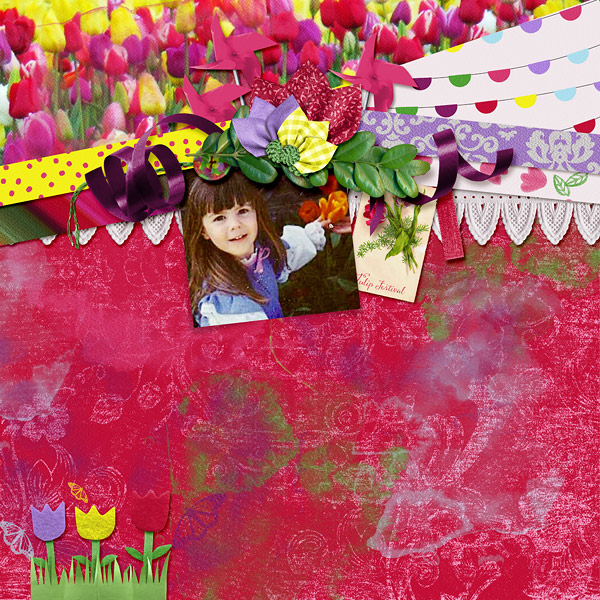 Amanda and Tulips