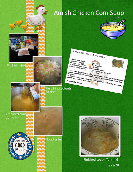 Amish Chicken Corn Soup