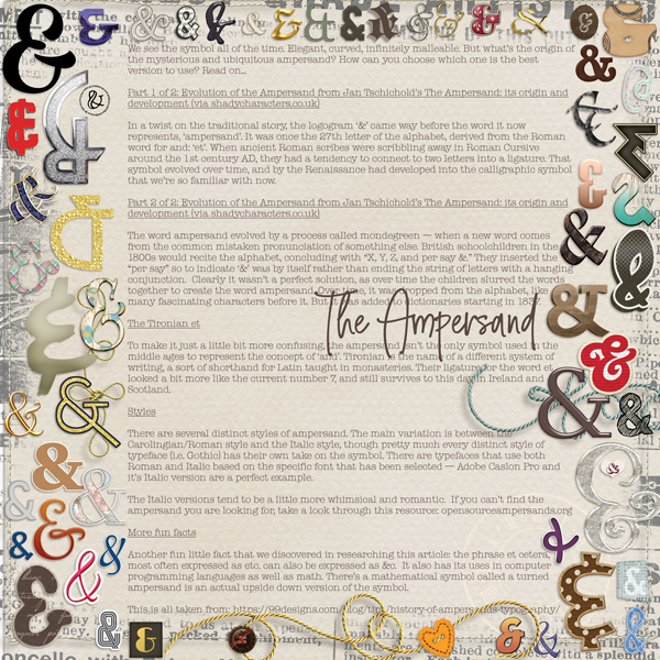 Ampersands for Glee