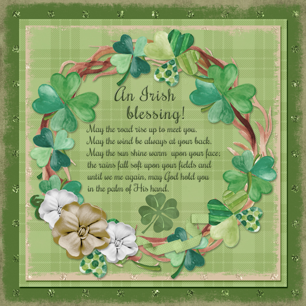 An Irish blessing!