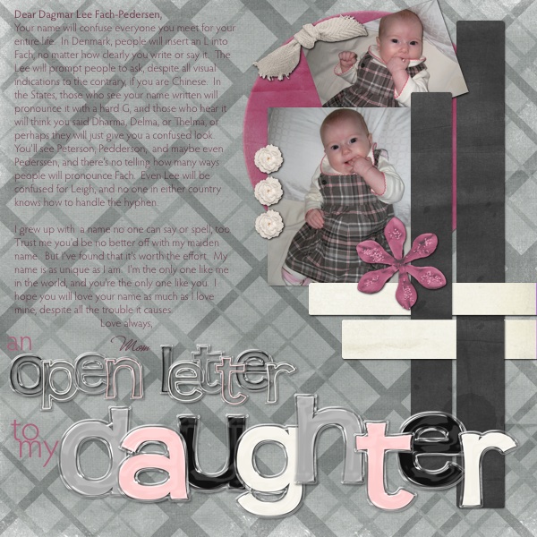 an Open Letter to my Daughter