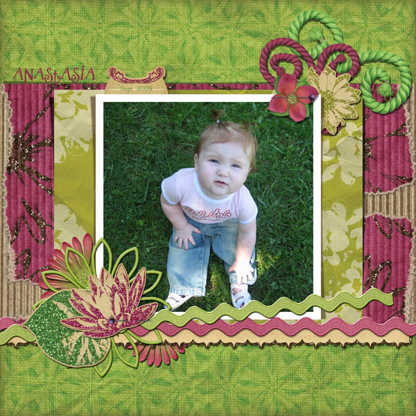ana in the grass