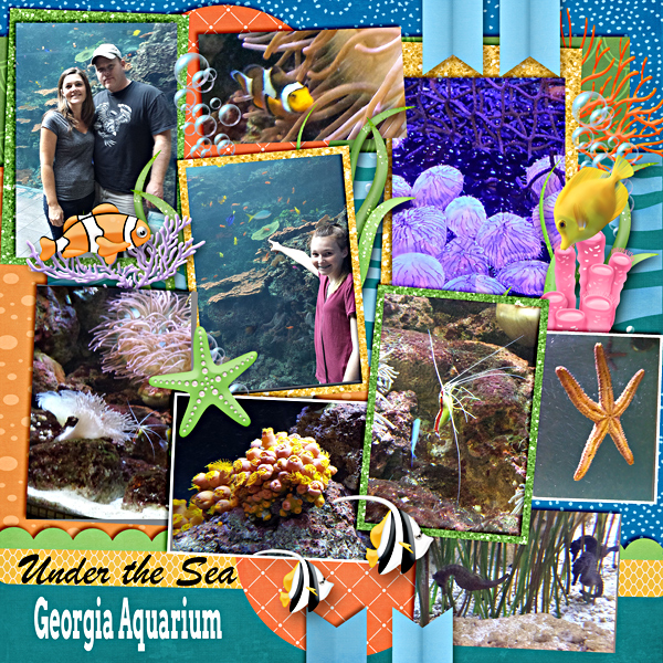 Andrea and the family cat Georgia aquarium