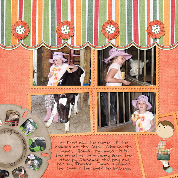 animals at the petting farm