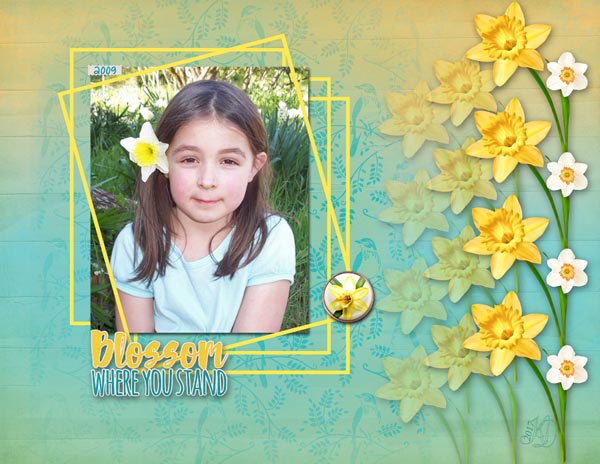 Anna in Daffodils