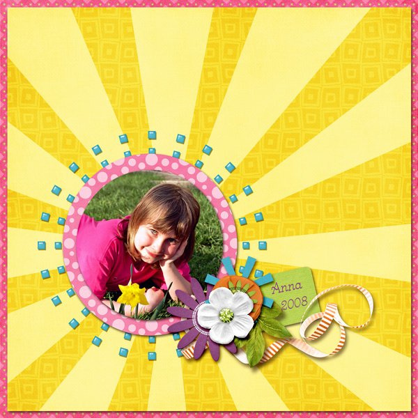 Anna with Daffodil