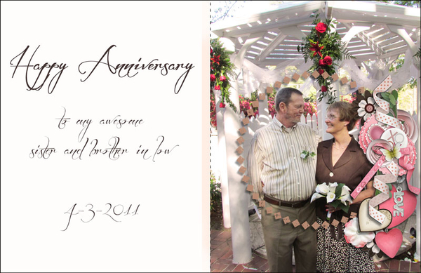 Anniversary card