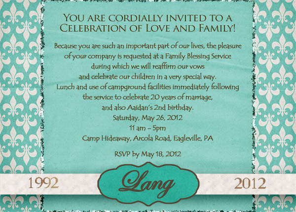 Anniversary Invite TAKE 2