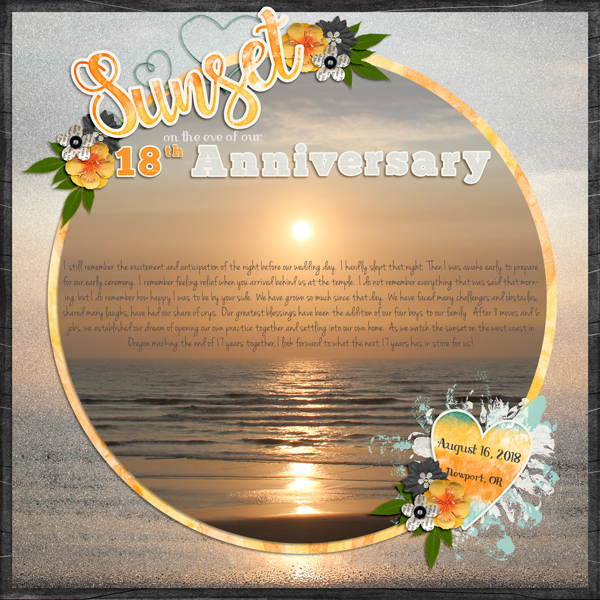 Anniversary Sunset