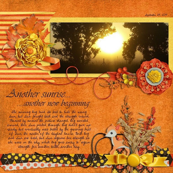 another sunrise...another new beginning