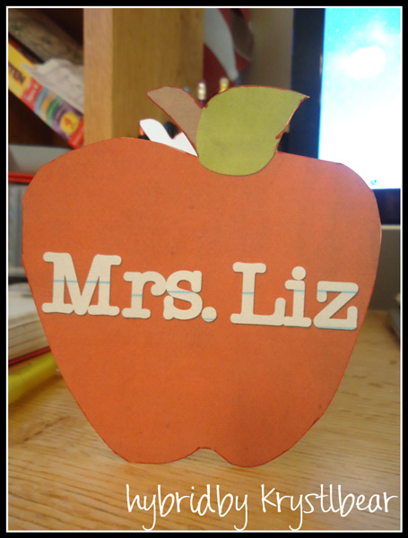 Apple Card For Teacher