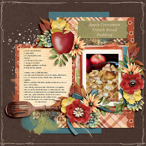 Apple Cinnamon French Bread Pudding