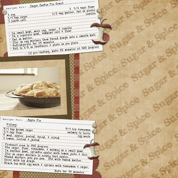Apple Pie with Sugar Cookie Crust
