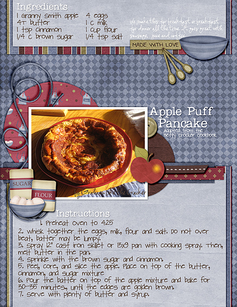Apple Puff Pancake
