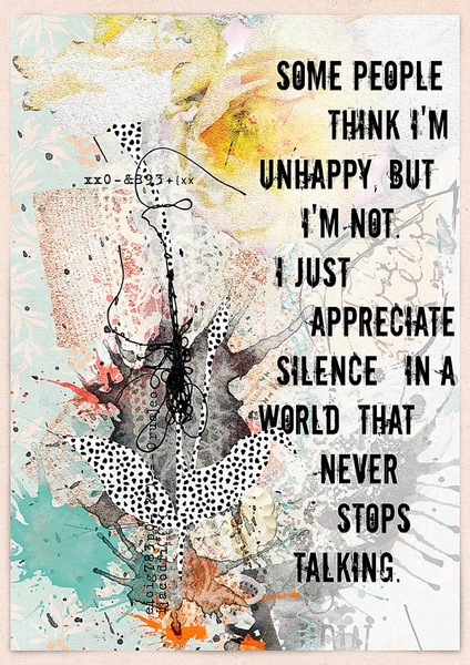 APPRECIATE SILENCE