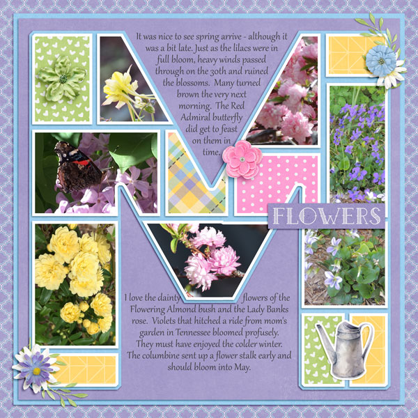 Apr Color Challenge - M is for March