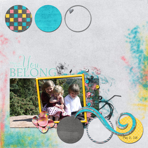 April 2012 I Scrap- You Belong