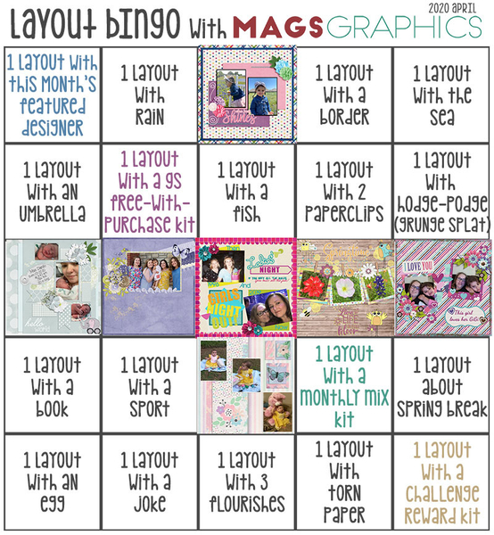 April 2020 Bingo