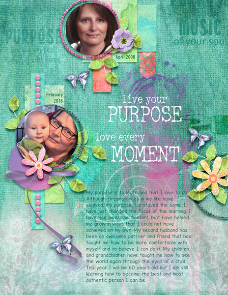 April 2020 Colour Challenge - Live Life on Purpose