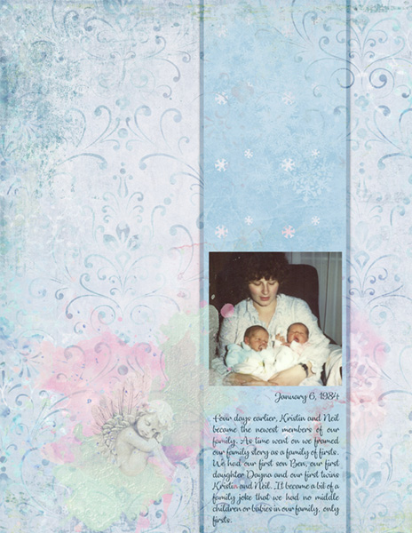 April 2020 Scraplift Challenge - Four Days Old