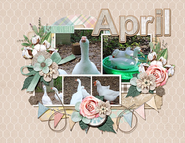 April 2026 Calendar Topper