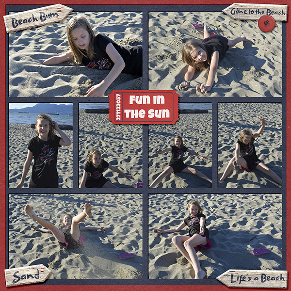 April at Locarno Beach