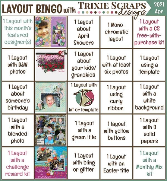 April Bingo