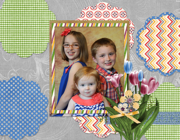 April Calendar Topper