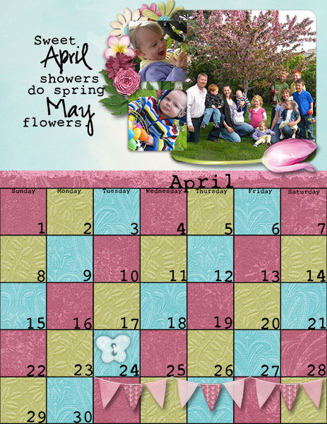 April Calendar