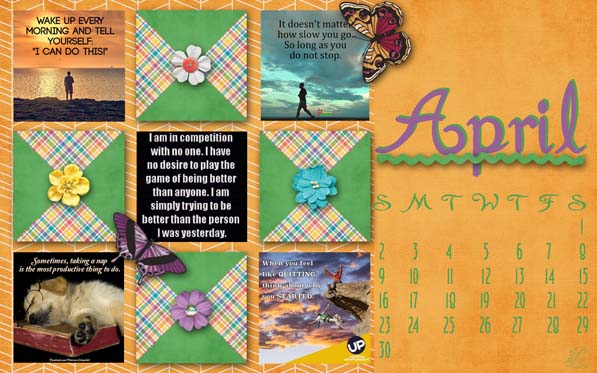 April desktop