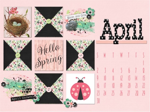 April Desktop