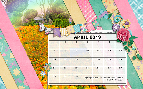 April desktop