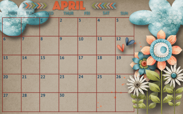 April desktop