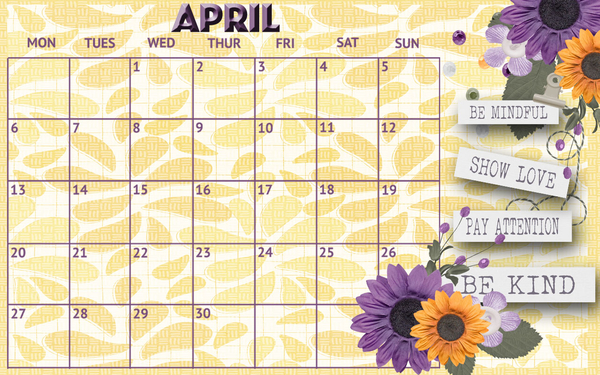 April Desktop