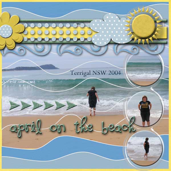 April on the Beach