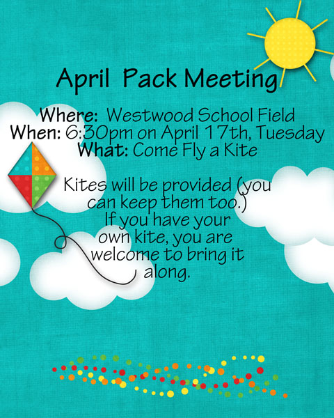 April Pack Meeting