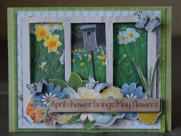 April Showers Hybrid Card