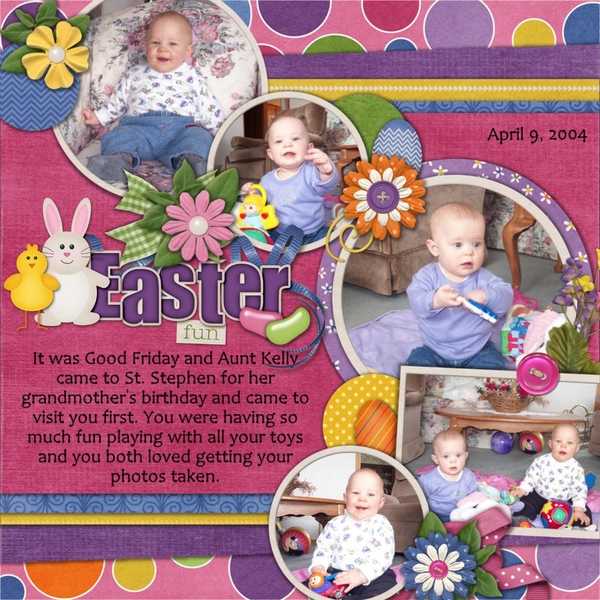 April Template Bundle - Easter Fun